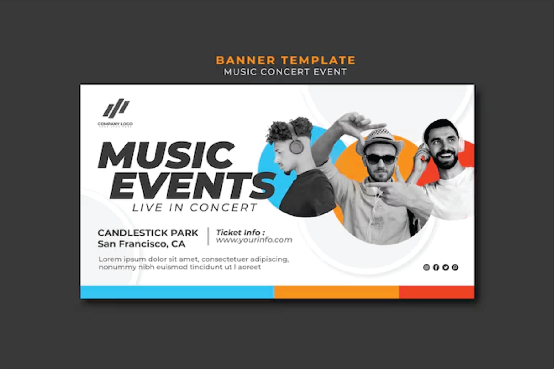 Portfolio image for Event Banner, a Banner Design project.